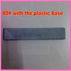 80#-With the plastic base edge sharpener whetstone-нудный и многословный обзор камня для точилки apex edge pro