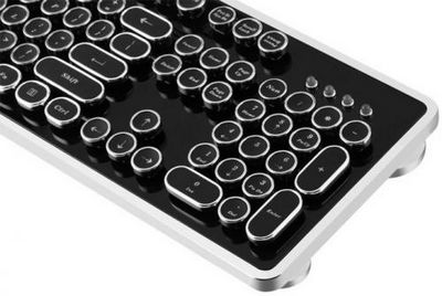 Клавиатура nanoxia ncore retro подражает дизайну пишущей машинки
