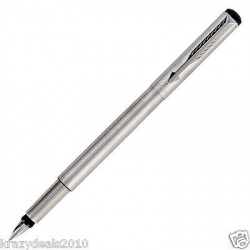 Оригинальная перьевая ручка parker vector stainless steel ct (f)