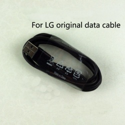 Оригинальный кабель lg для передачи данных, микро usb, зарядный кабель 20awg экранированный.
