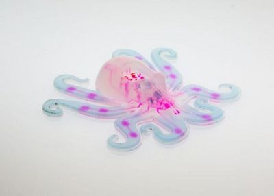 Создан полностью мягкий робот-осьминог