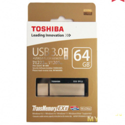 Toshiba exii 64gb usb 3.0 - очень быстрая флешка!