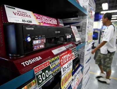 Toshiba спешит на рынок blu-ray